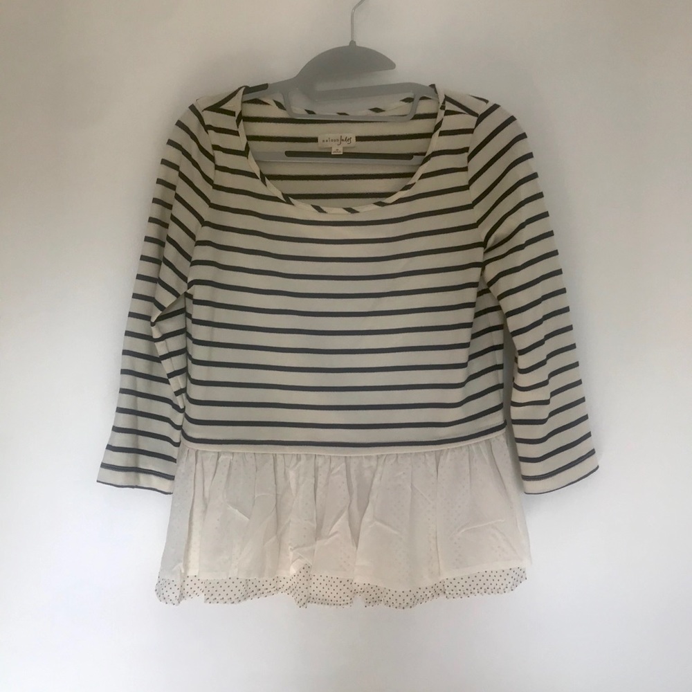Maison Jules Peplum Top